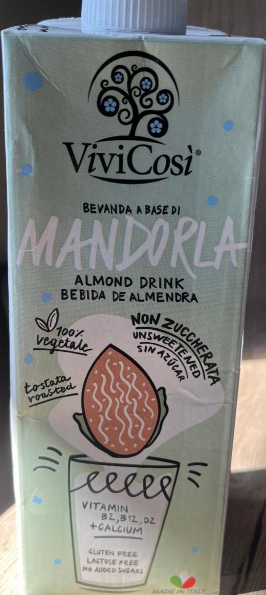 Фото - Mandorla Almond drink ViviCosi