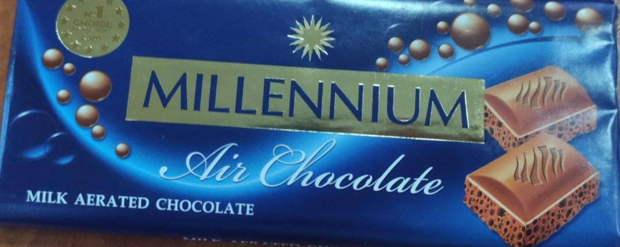 Фото - Шоколад молочний пористий Millennium