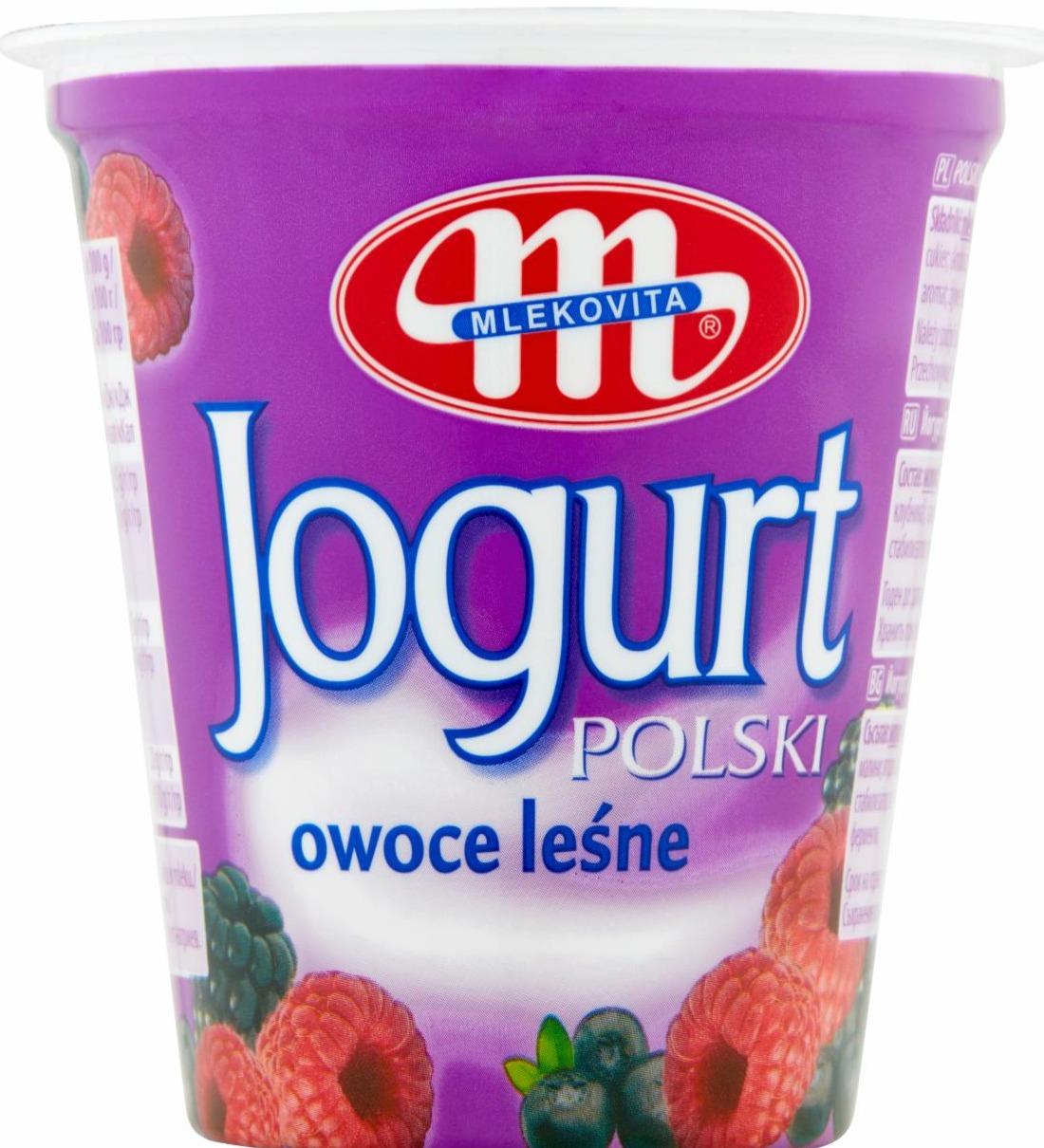 Фото - Йогурт польський Лісові ягоди з наповненням фруктів 9% Mlekovita