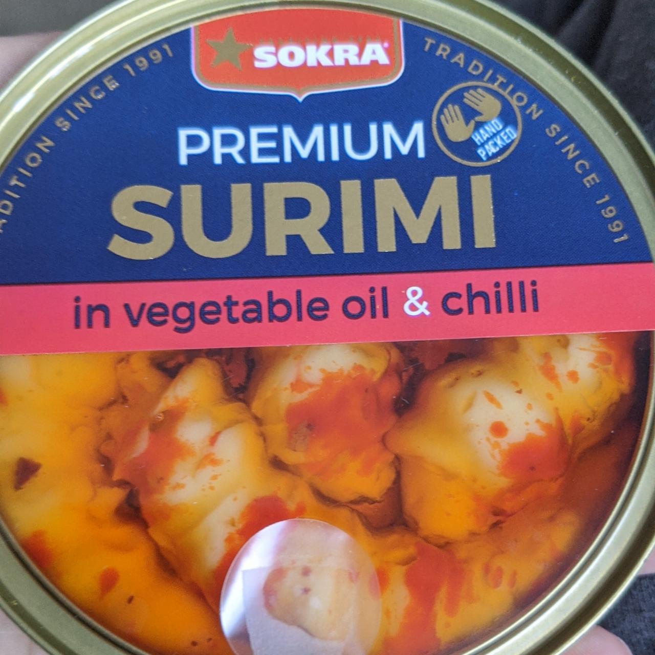 Фото - Premium Surimi in vegetable oil & chilli Sokra