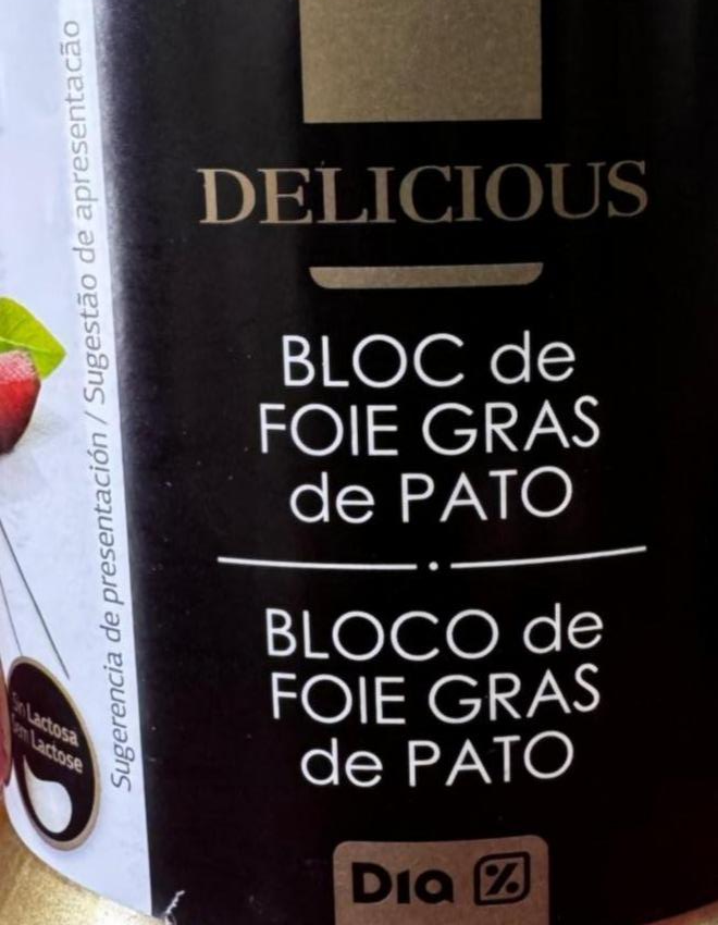 Фото - Bloc de foie gras de pato Dia