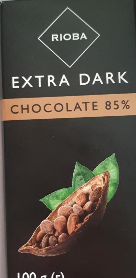 Фото - Екстра темний шоколад 85% Rioba