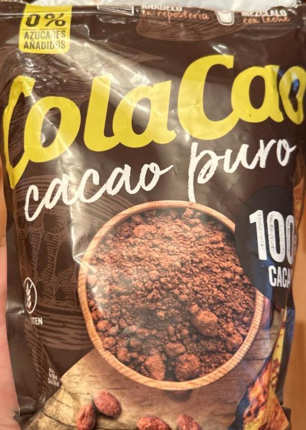 Фото - Cacao pure 100% cacao ColaCao