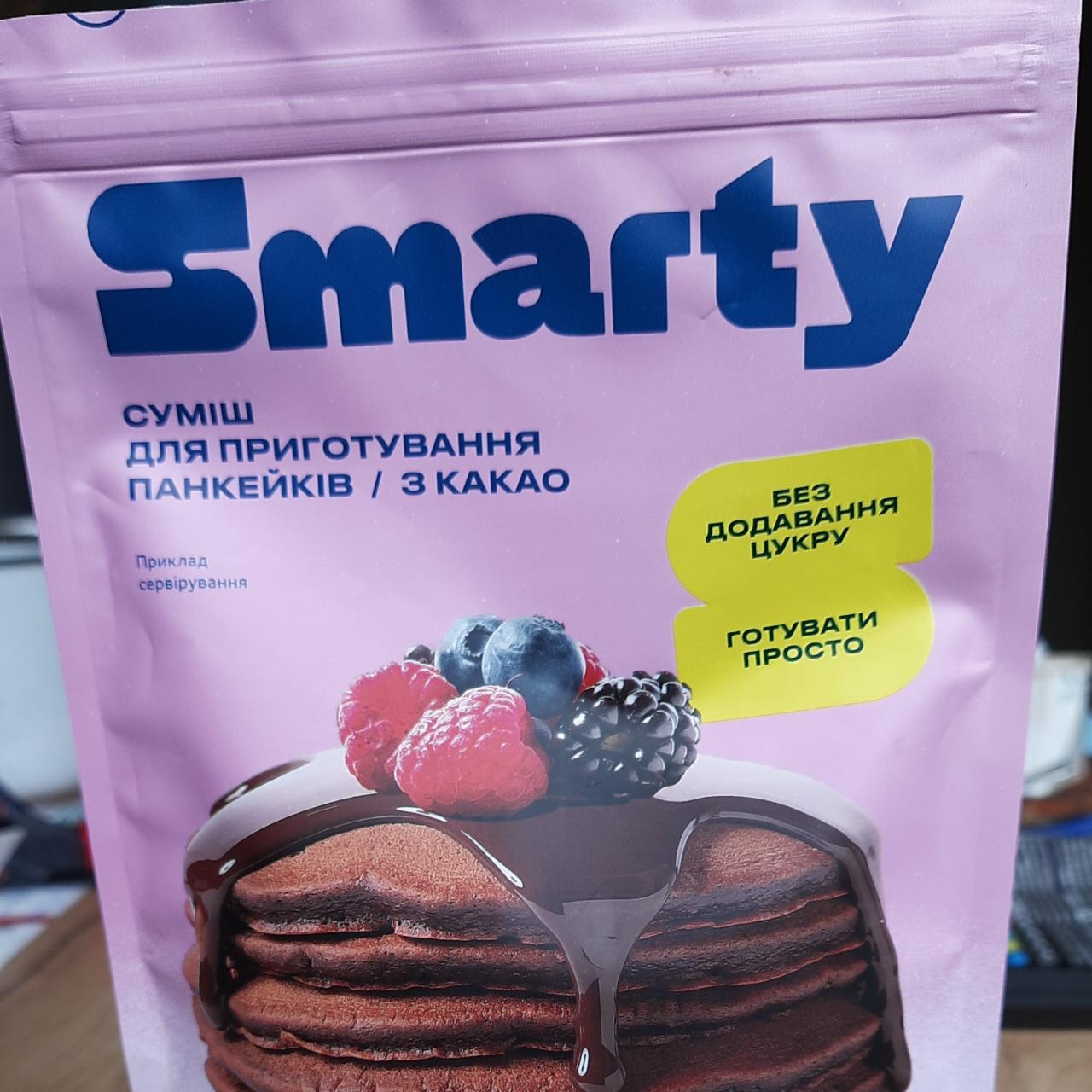 Фото - Суміш для приготування панкейків з какао Smarty