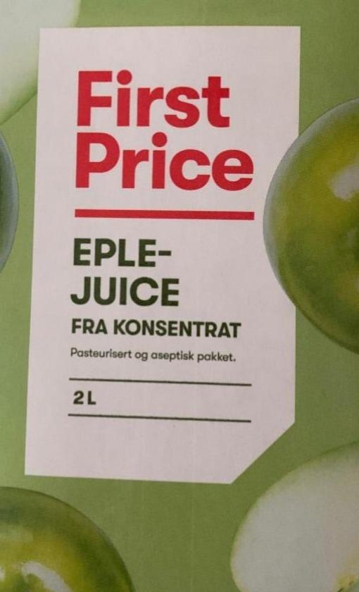 Фото - Сік яблучний з концентрату Eple juice Frist Price