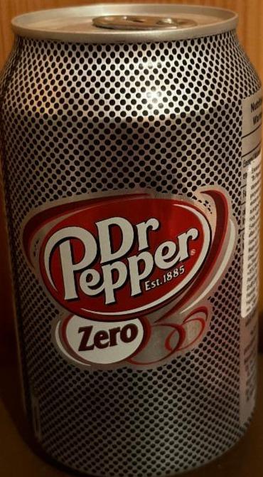 Фото - Безалкогольний сильногазований напій Zero Dr.Pepper