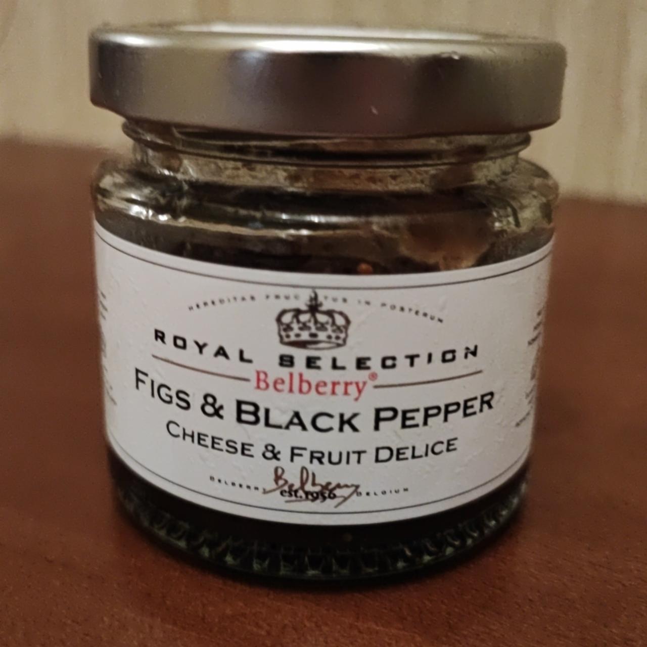 Фото - Конфітюр Figs & Black Pepper Royal Selection Belberry