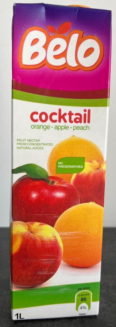 Фото - Cocktail orange-apple-peach Belo