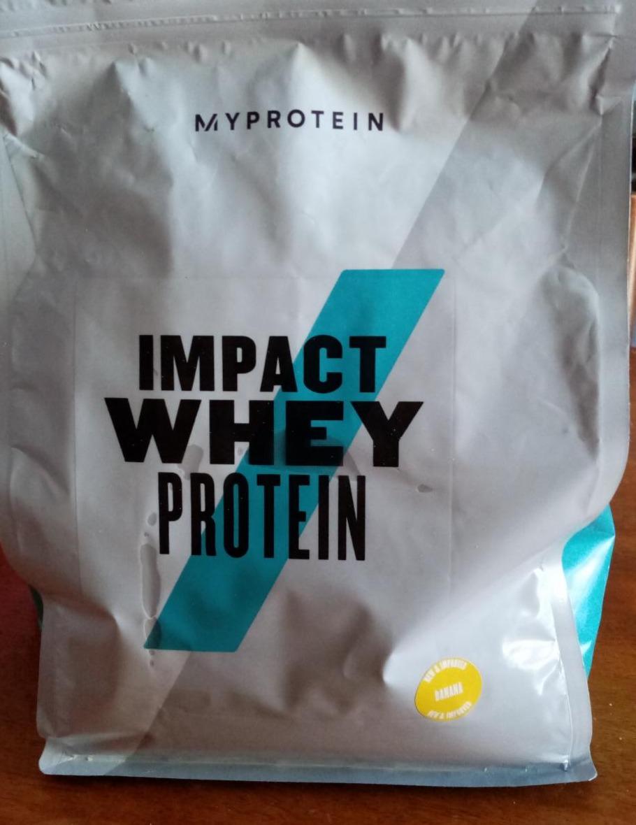 Фото - Протеїн зі смаком банану Impact Whey Protein MyProtein