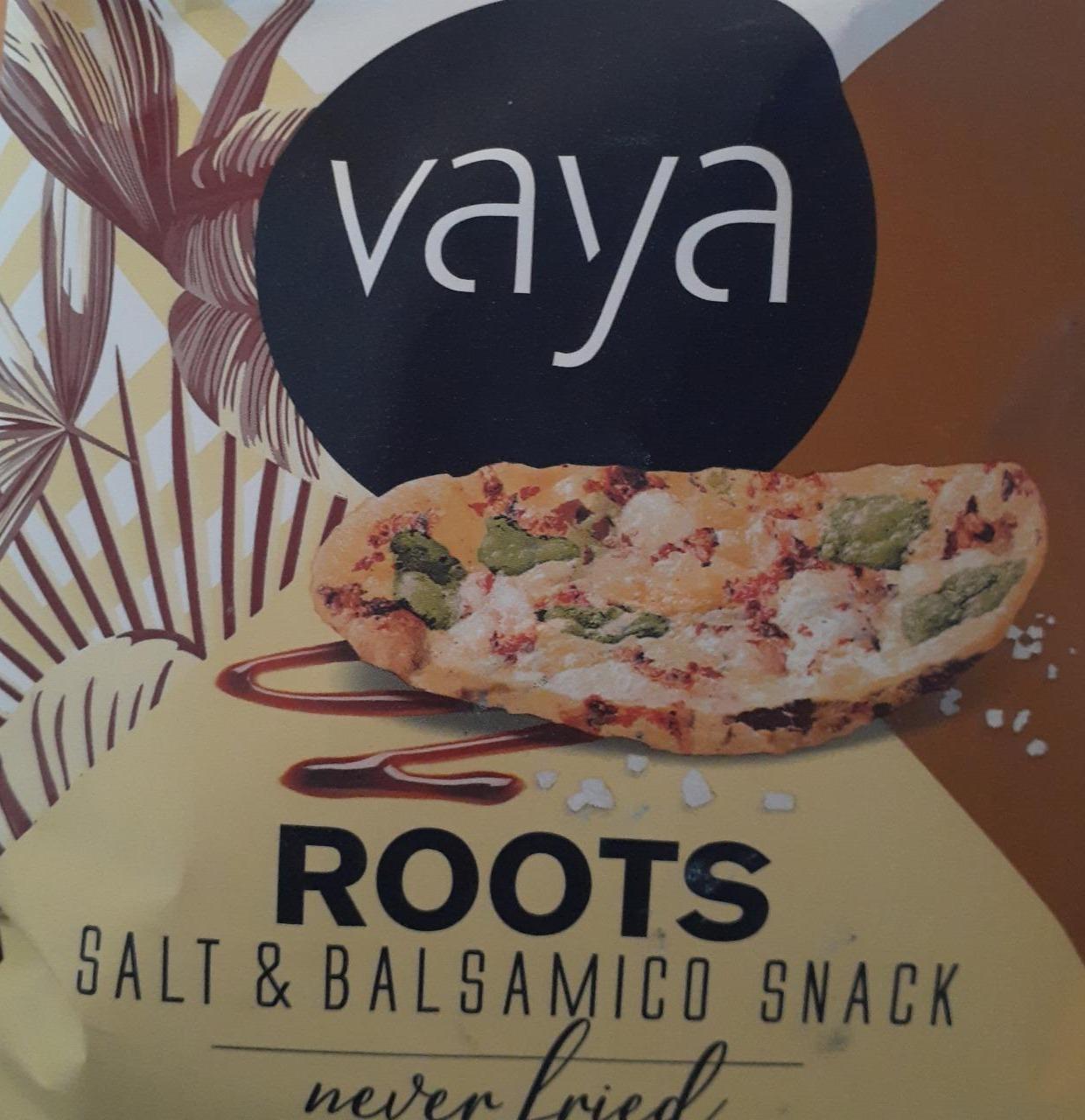 Фото - Закуска Vaya Roots Salt & Balsamico snack Zweifel