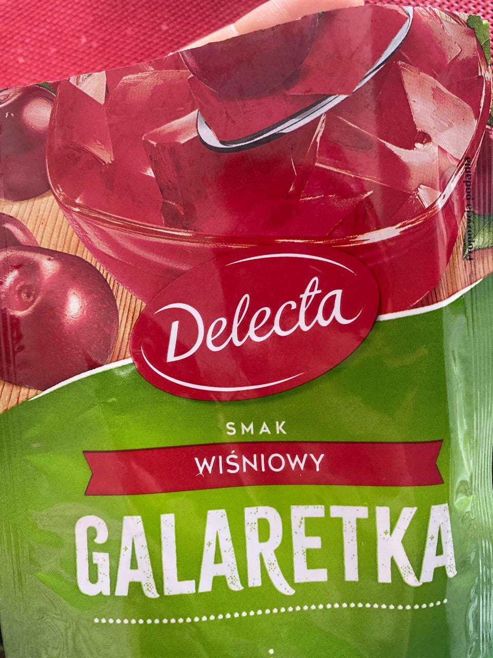 Фото - Желе з вишневим смаком Galaretka Wisniowy Smak Delecta