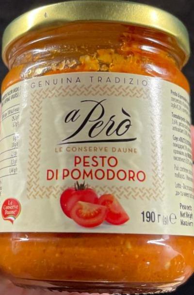 Фото - Песто з вʼяленими томатами Pesto Di Pomidoro A Pero