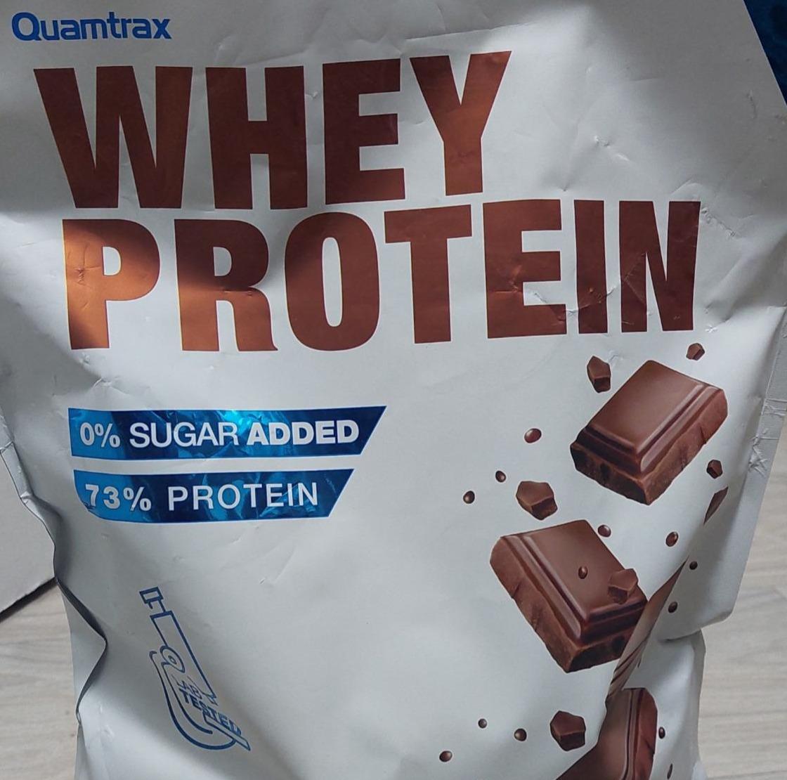 Фото - Протеїн шоколадний Whey Protein Quamtrax