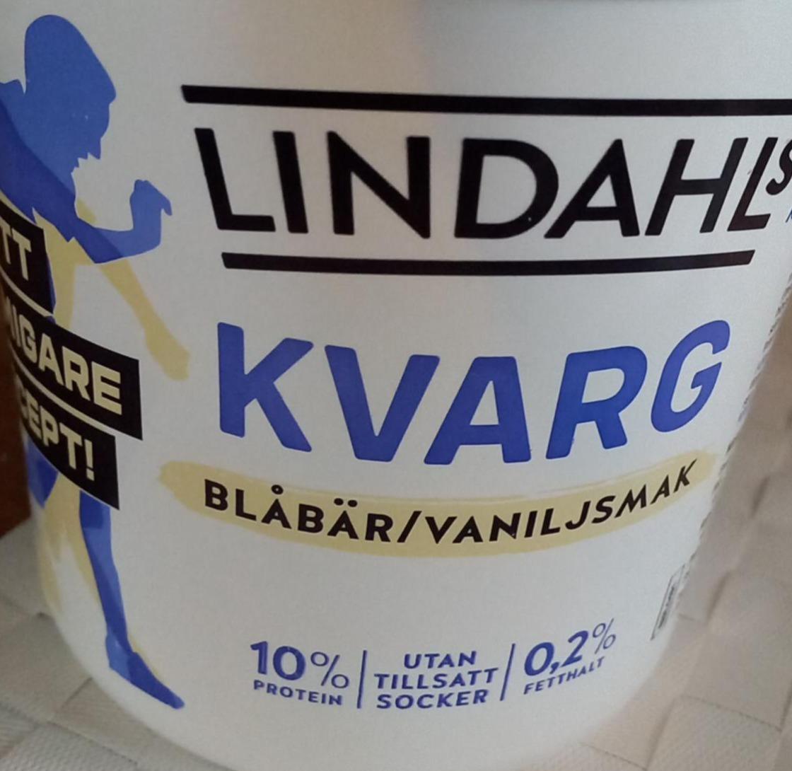 Фото - Kvarg Blåbär & vanilj 0,2% Lindahls