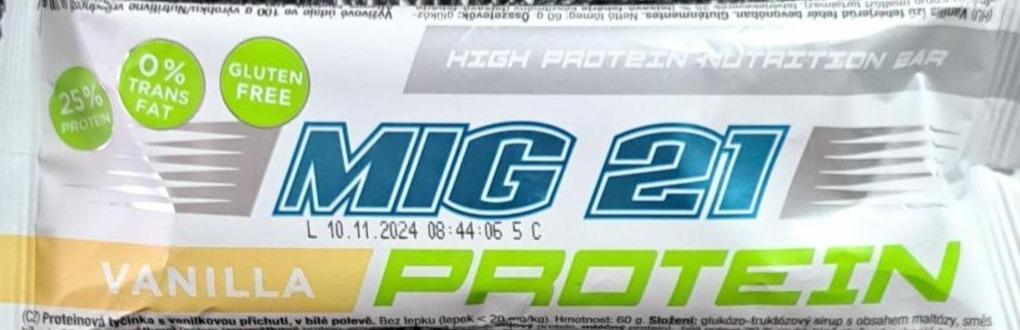 Фото - Vanilla protein bar 25% Mig 21