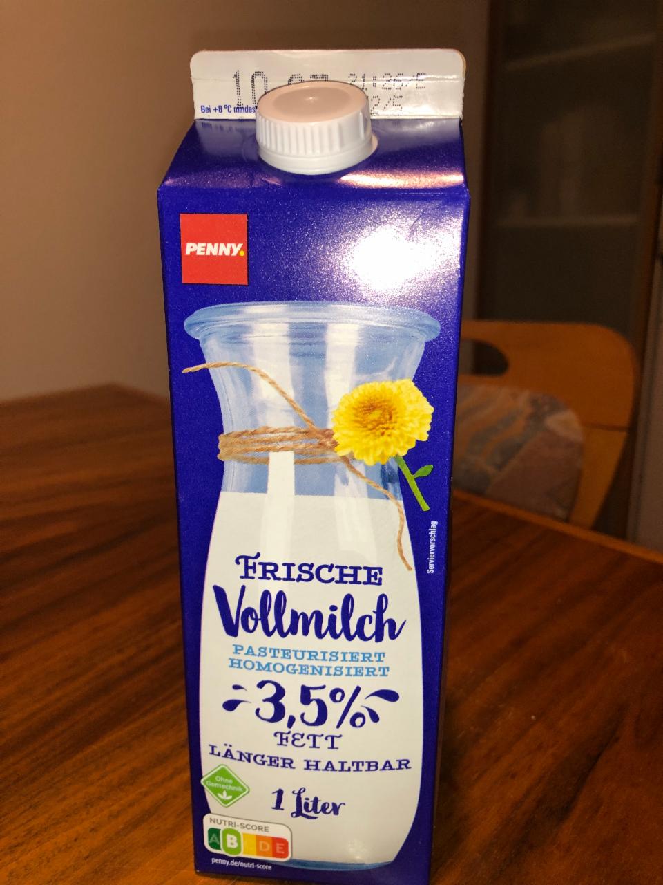 Фото - Vollmilch 3.5% Penny