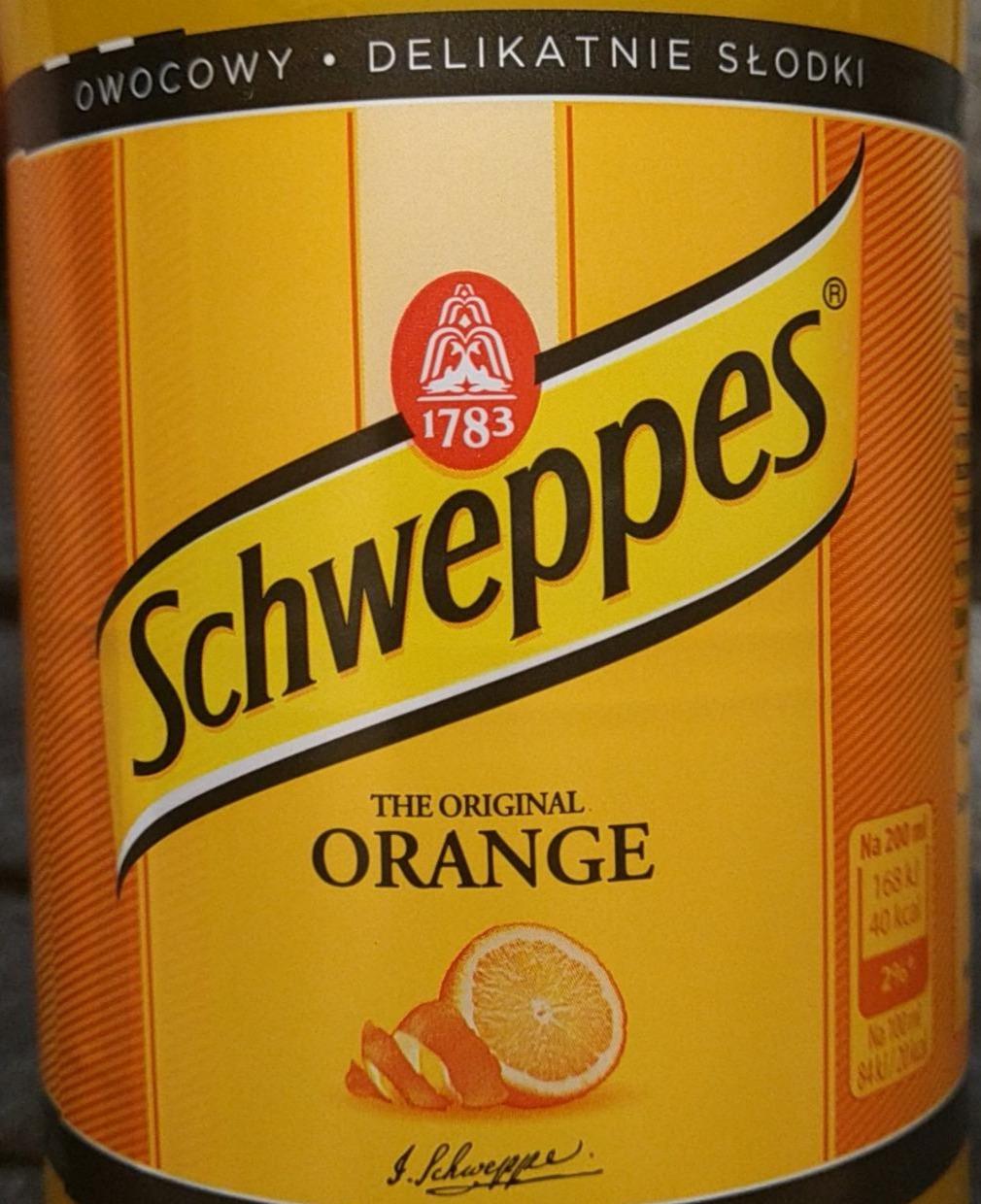 Фото - Напій газований Orange Schweppes