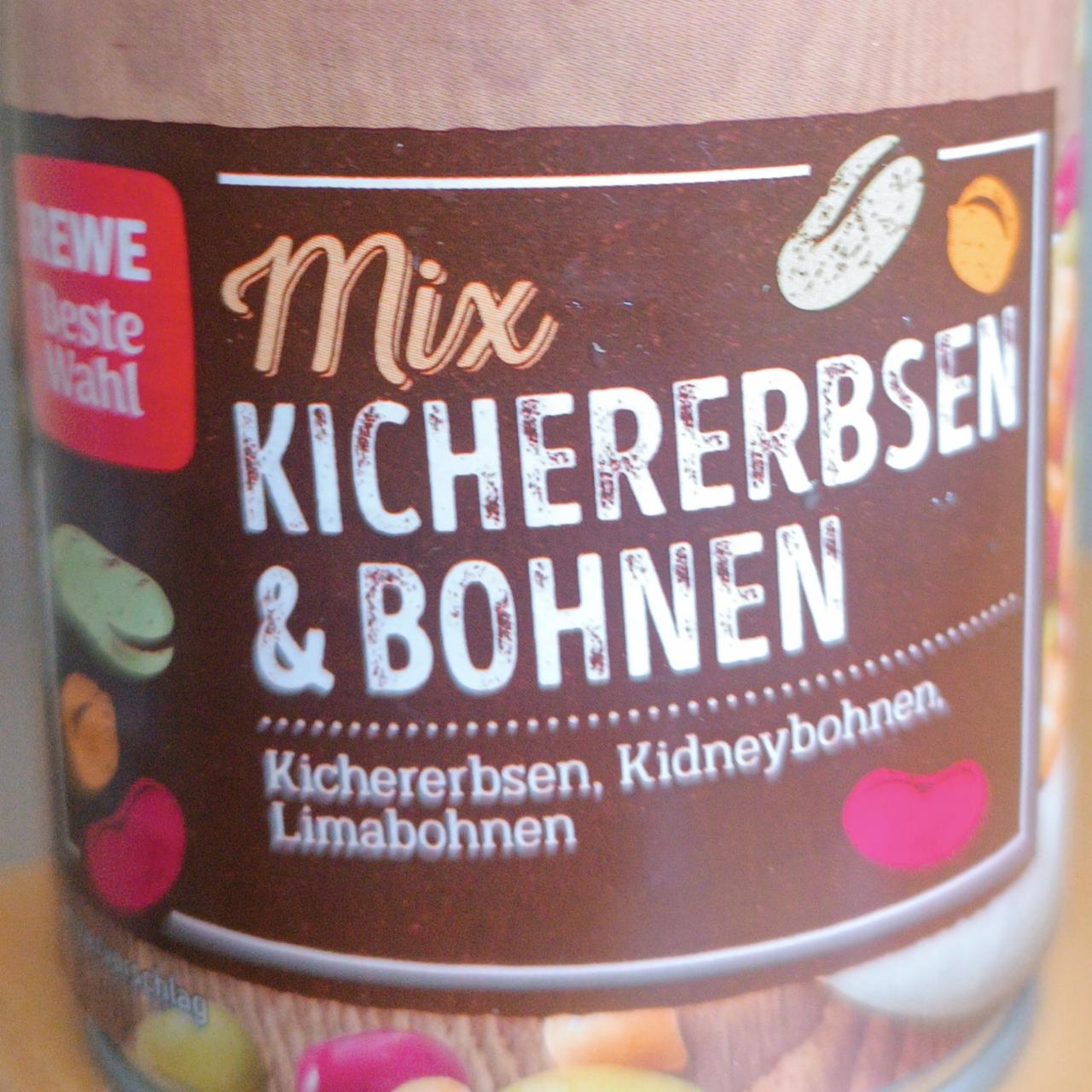 Фото - Mix Kichererbsen und Bohnen Rewe beste wahl