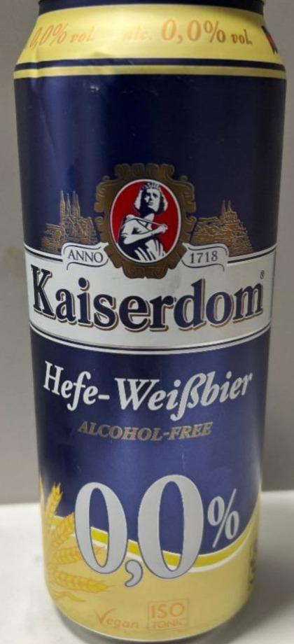 Фото - Пиво пшеничне світле безалкогольне нефільтроване Kaiserdom