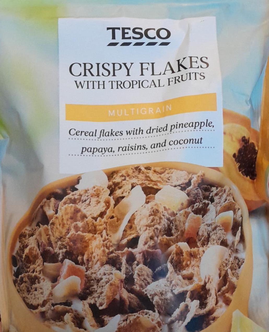 Фото - Пластівці хрусткі з тропічними фруктами Crispy Flakes Tesco
