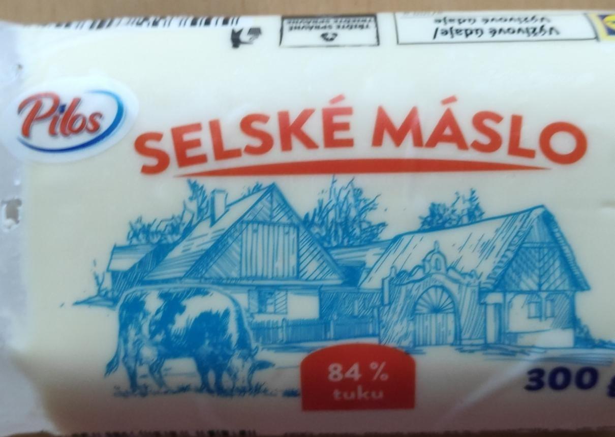 Фото - Selské máslo 84% Pilos