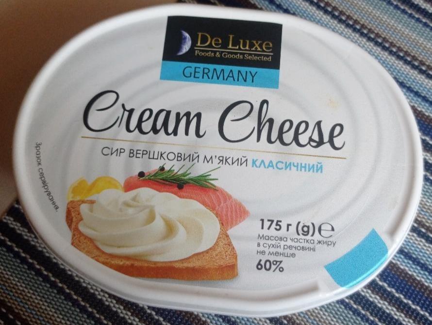 Фото - Сир вершковий м'який класичний Cream Cheese De Luxe