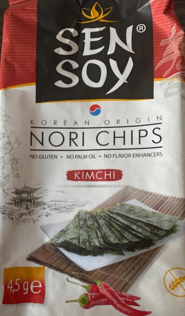 Фото - Chipsy Nori Chips Kimchi Sen Soy