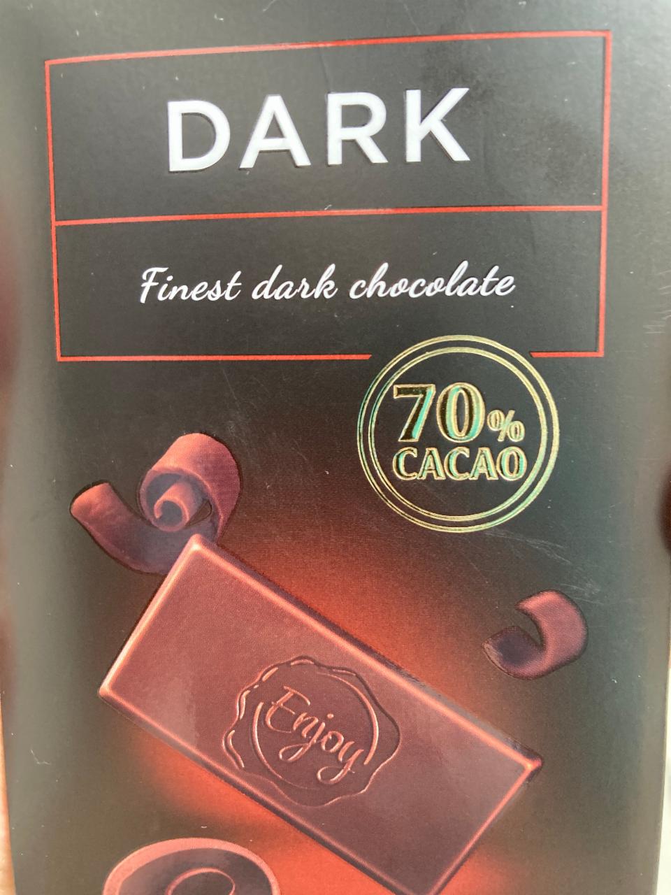 Фото - Шоколад чорний 70% Dark Finest Chocolate Enjoy