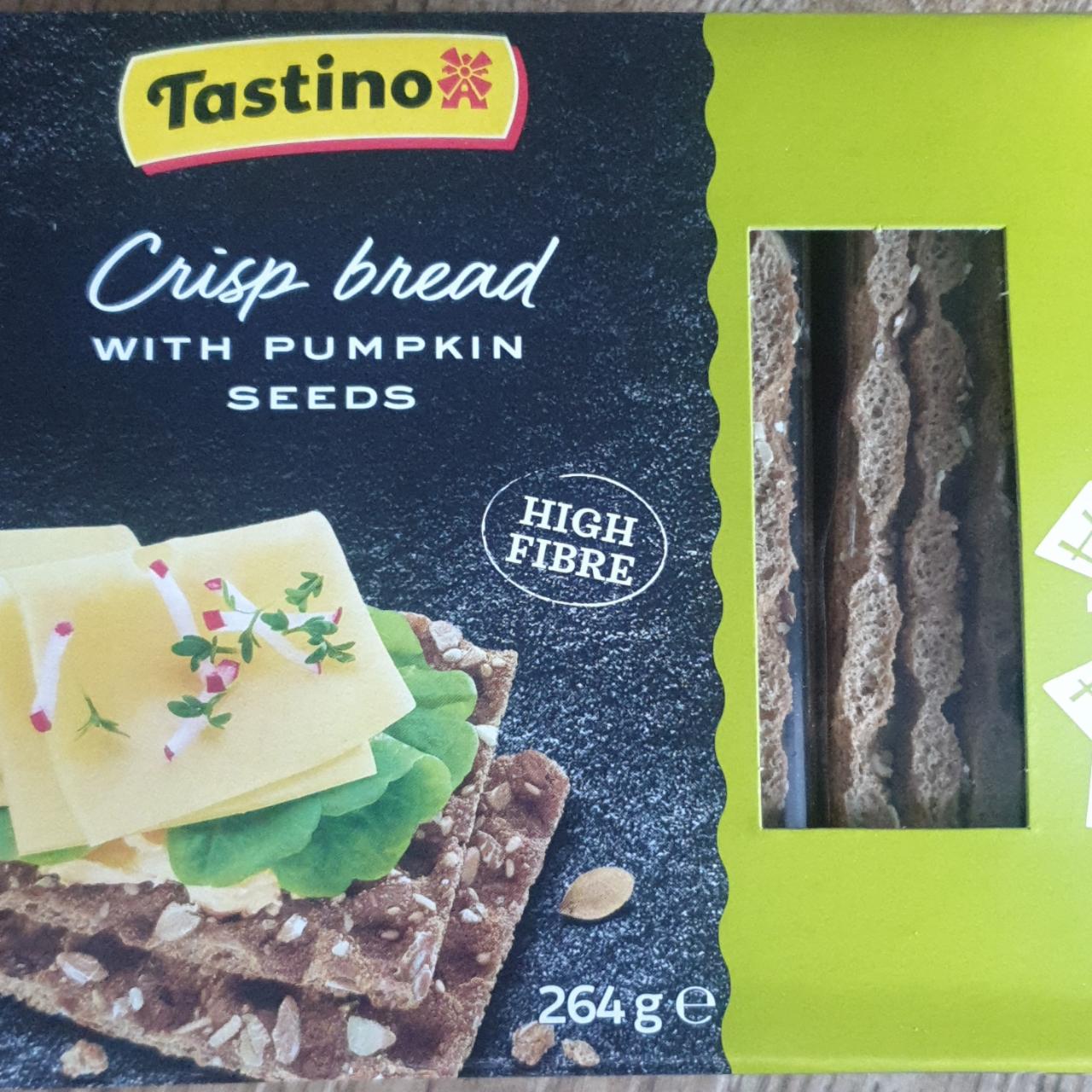 Фото - Хлібці з насінням гарбуза Crisp Bread with Pumpkin Seeds Tastino