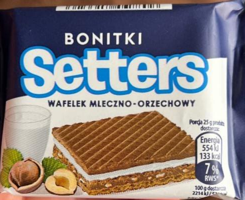 Фото - Батончик горіхово-молочний Setters Bonitki