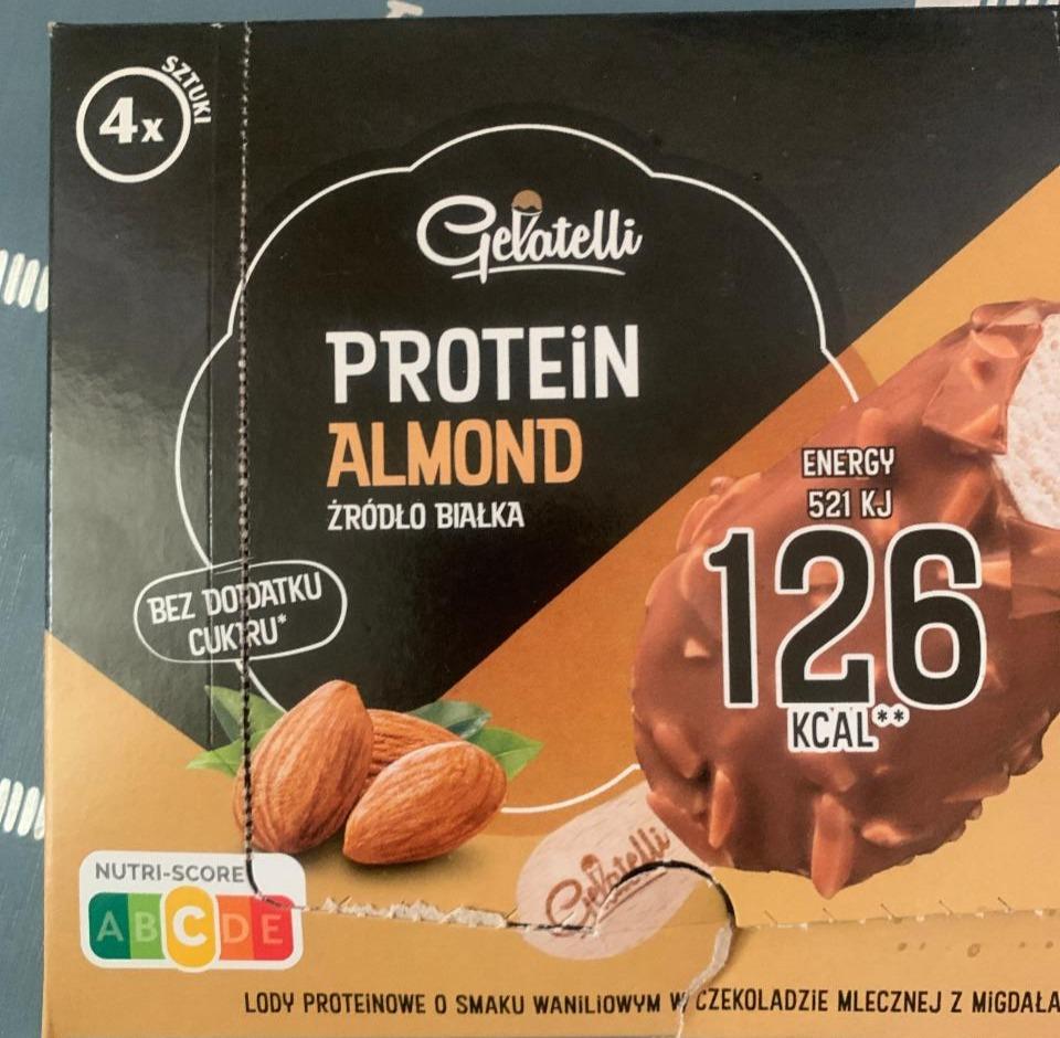 Фото - Морозиво протеїнове без цукру Protein Almond Gelatelli