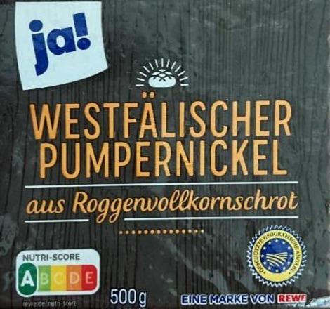 Фото - Хлібобулочний виріб Westfälischer Pumpernickel із цільного зерна жита Rewe