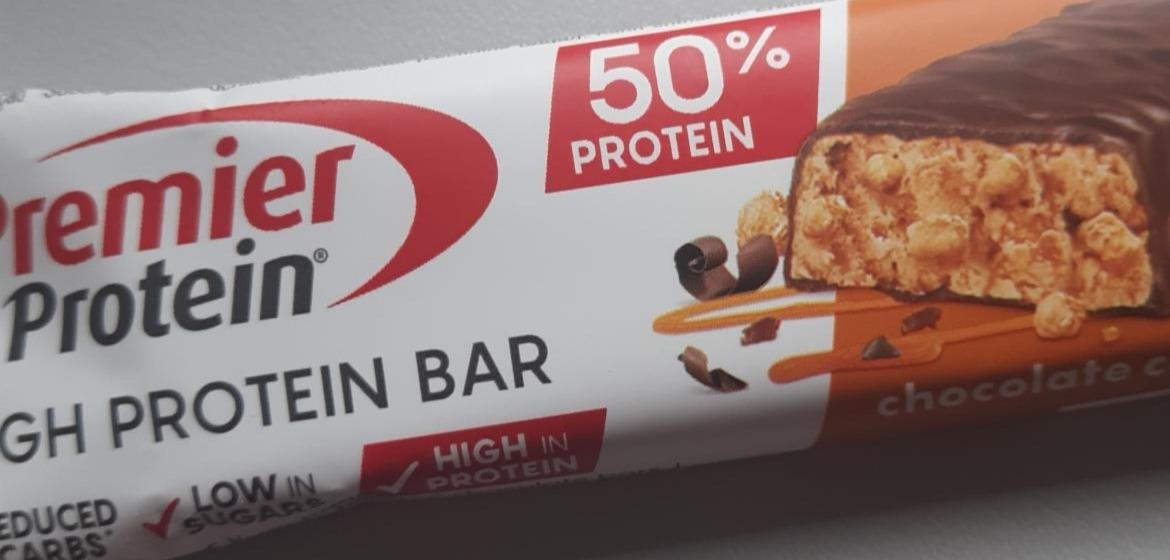 Фото - High Protein Bar Chocolate Caramel Premier Protein
