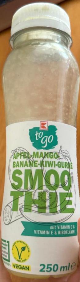 Фото - Smoothie apfel mango banane kiwi gurke To Go