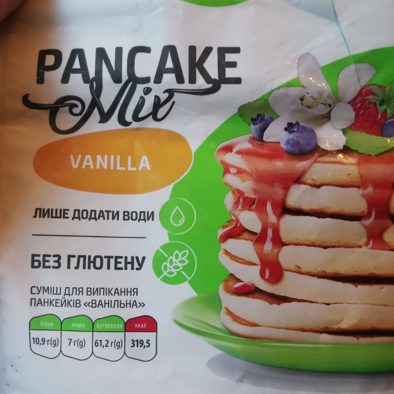 Фото - Суміш для випікання панкейків Ванільна Vanilla Pancake Mix Stevia