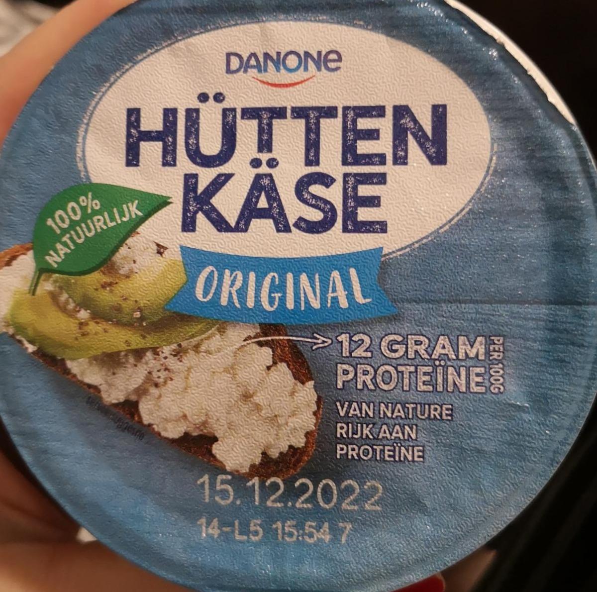 Фото - Сир з протеїном Hütten käse Danone