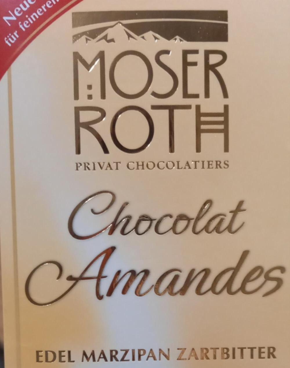 Фото - Шоколад з марципаном Moser Roth