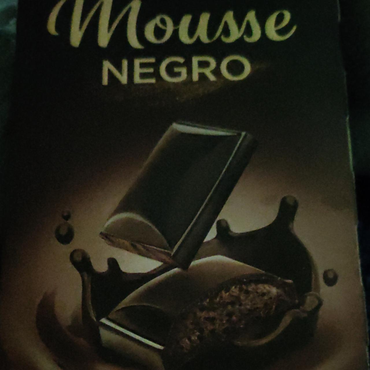 Фото - Чорний шоколад Mousse Negro Hacendado