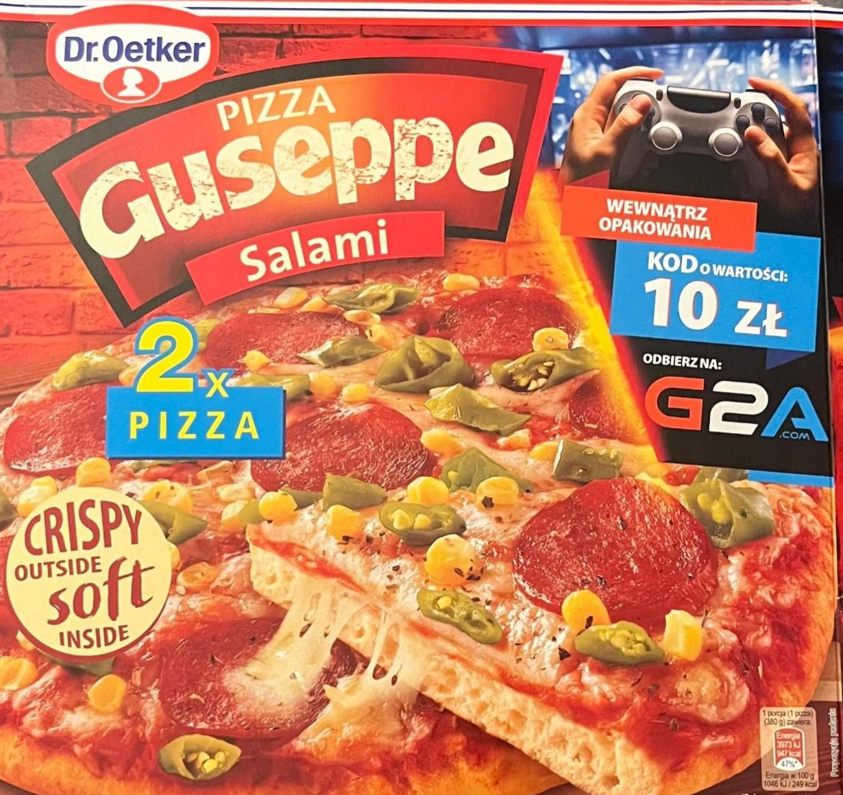 Фото - Guseppe Quick-Frozen Pizza with Salami Dr. Oetker