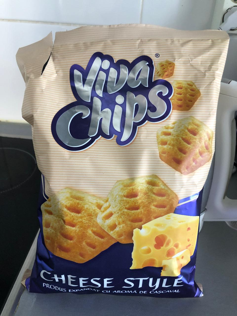 Фото - Чіпси у формі сиру Cheese Style Chips Viva Chips