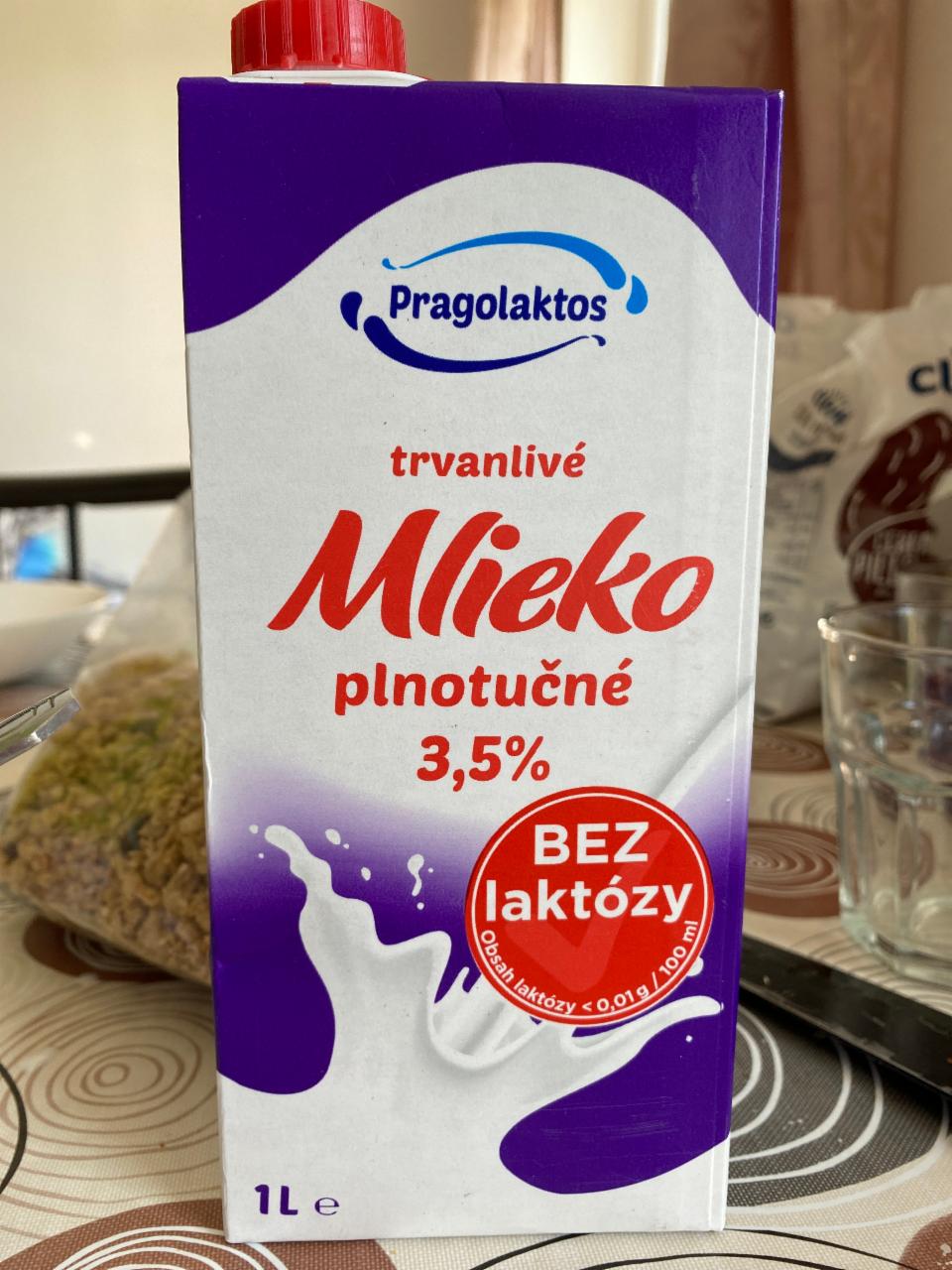 Фото - Молоко 3.5% безлактозное Pragolaktos