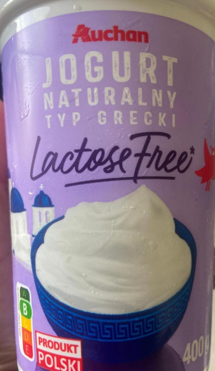 Фото - Йогурт натуральний безлактозний Lactose Free Auchan