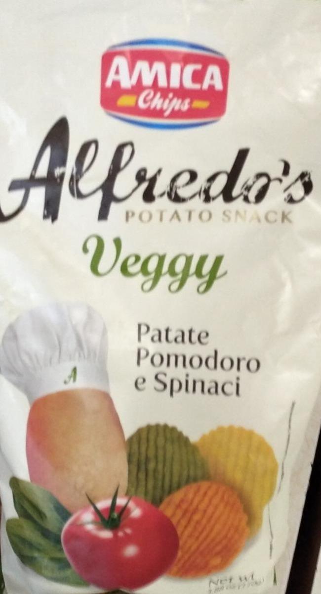 Фото - Чіпси Картопляна закуска Alfredo's Veggy Аміка