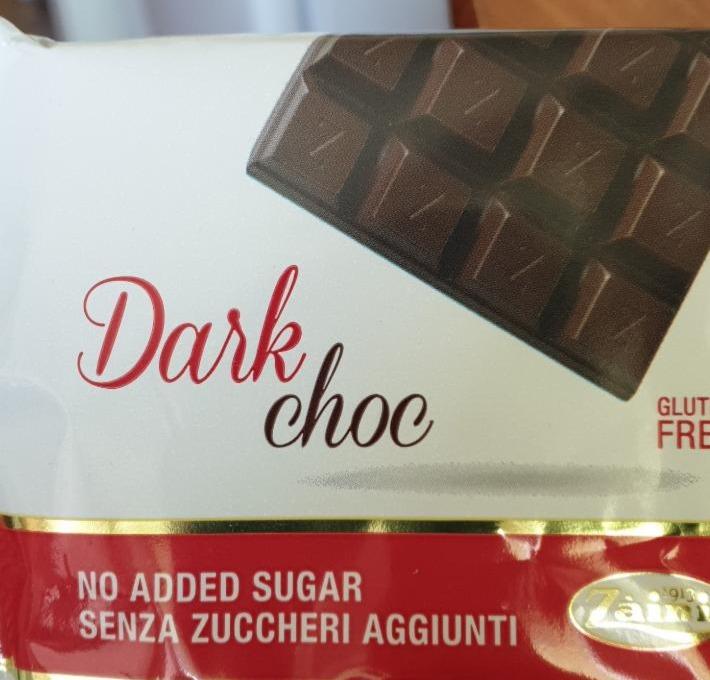 Фото - Шоколад чорний без цукру Dark Choc 56% Zaini