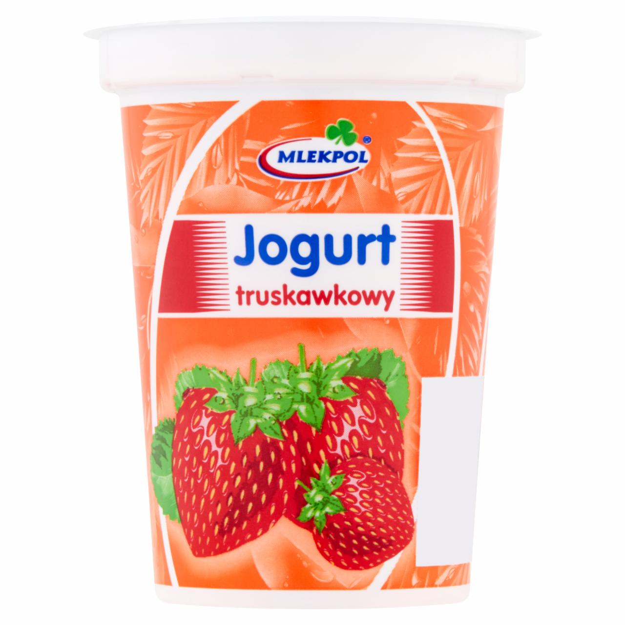 Фото - Йогурт зі смаком полуниці Mlekpol