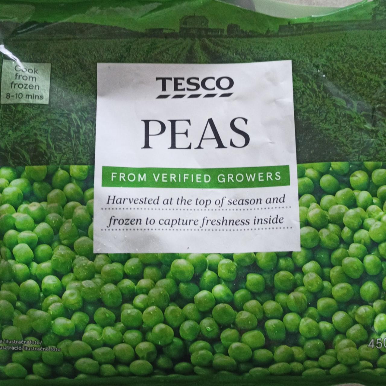Фото - Горошок зелений заморожений Peas Tesco