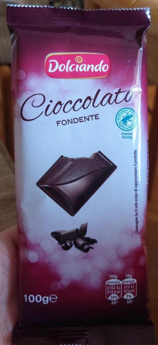 Фото - Шоколад чорний Cioccolato Fondente Dolciando