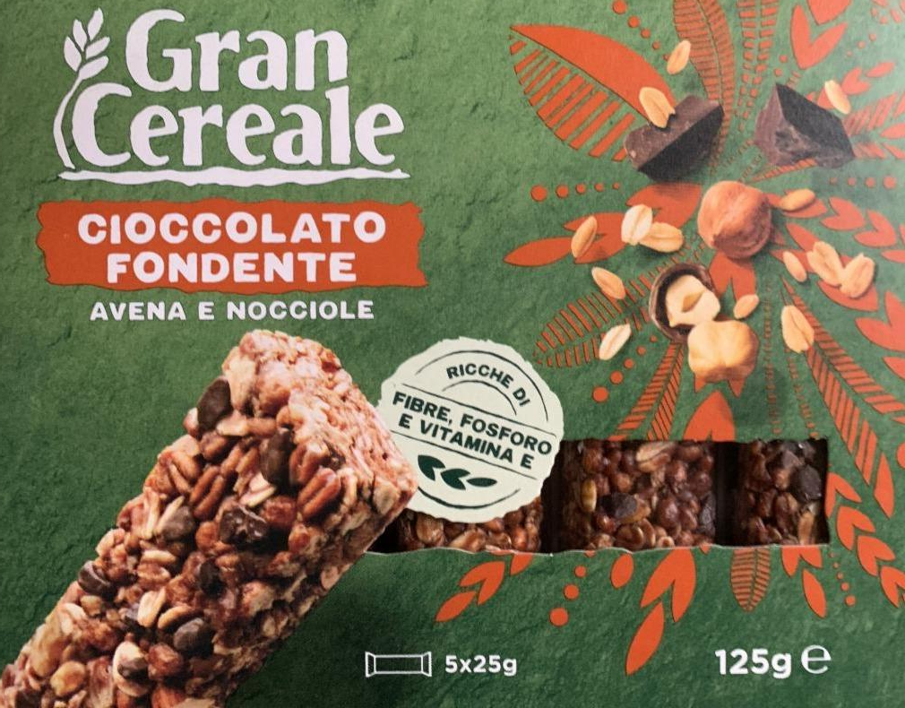 Фото - Grancereale Barrette cereali cioccolato fondente Lidl