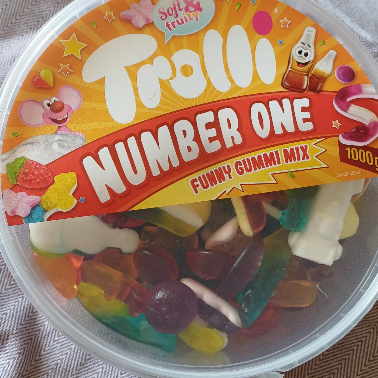 Фото - Цукерки желейні Funny Gummi Mix Number One Soft & Fruity Trolli