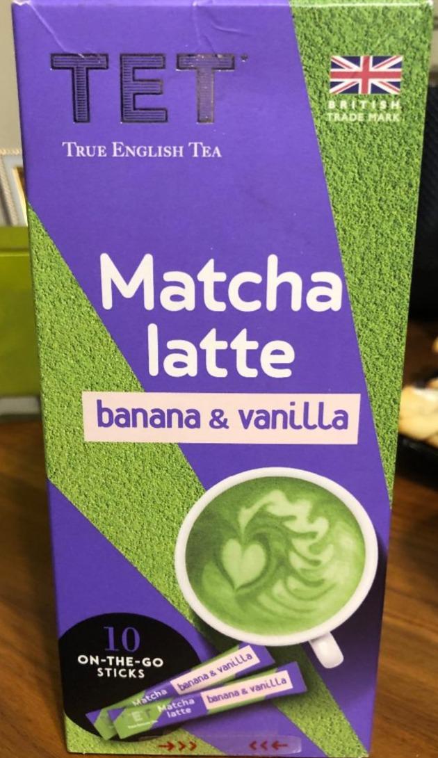 Фото - Напій на основі зеленого чаю з бананом і ваніллю Matcha Latte Vanilla Banana ТЕТ